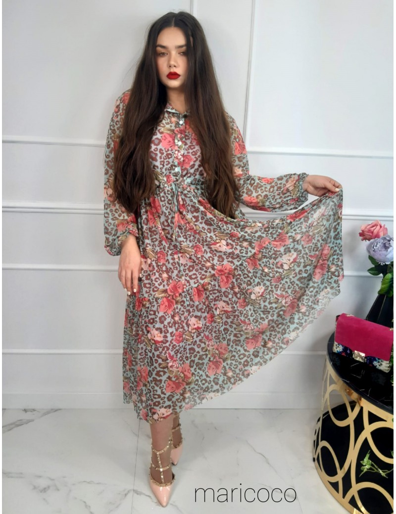 3/ SUKIENKA midi w print...